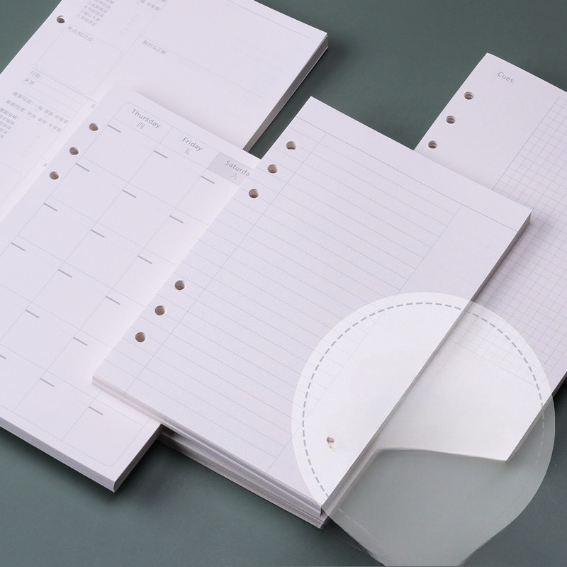 A5 Spiral Dotted Grid Notebook - Сменные блоки для блокнота формата А5,