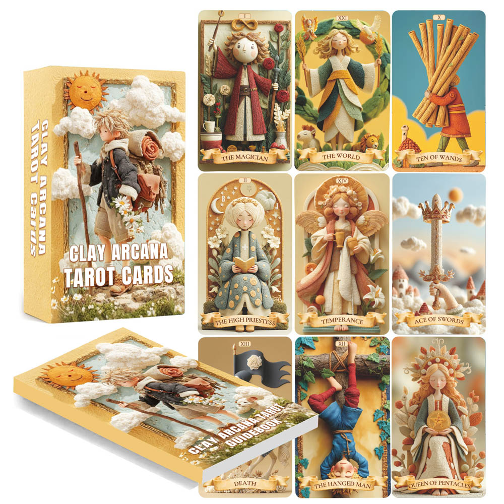 Tarot Deck With Guidebook - 78 карт Таро, карта Таро 13x8