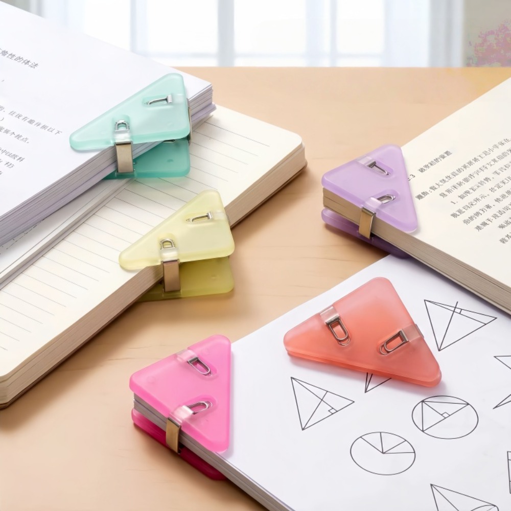 Stationery Books - Набор мини-уголковых зажимов для бумаг, многоразовые,