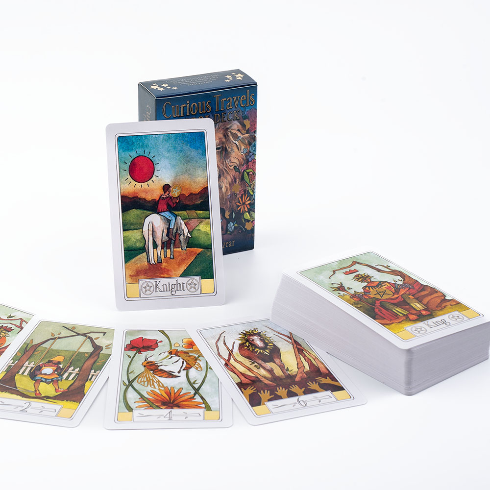Tarot Deck With Guidebook - Любовные путешествия Таро 10,3*6 см, созданные