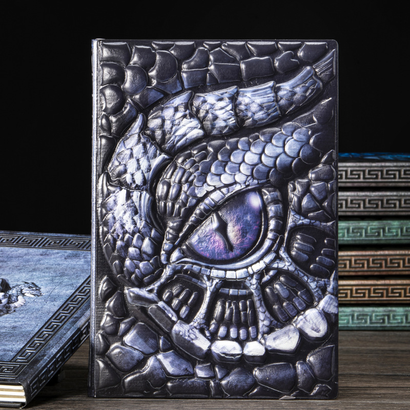 Vintage Leather Journal Notebook - Блокнот A5 с 3D-тиснением в виде