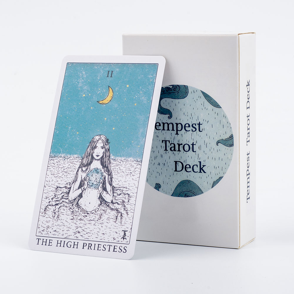 Tarot Deck With Guidebook - Тематический океан Tempest Таро колода 78
