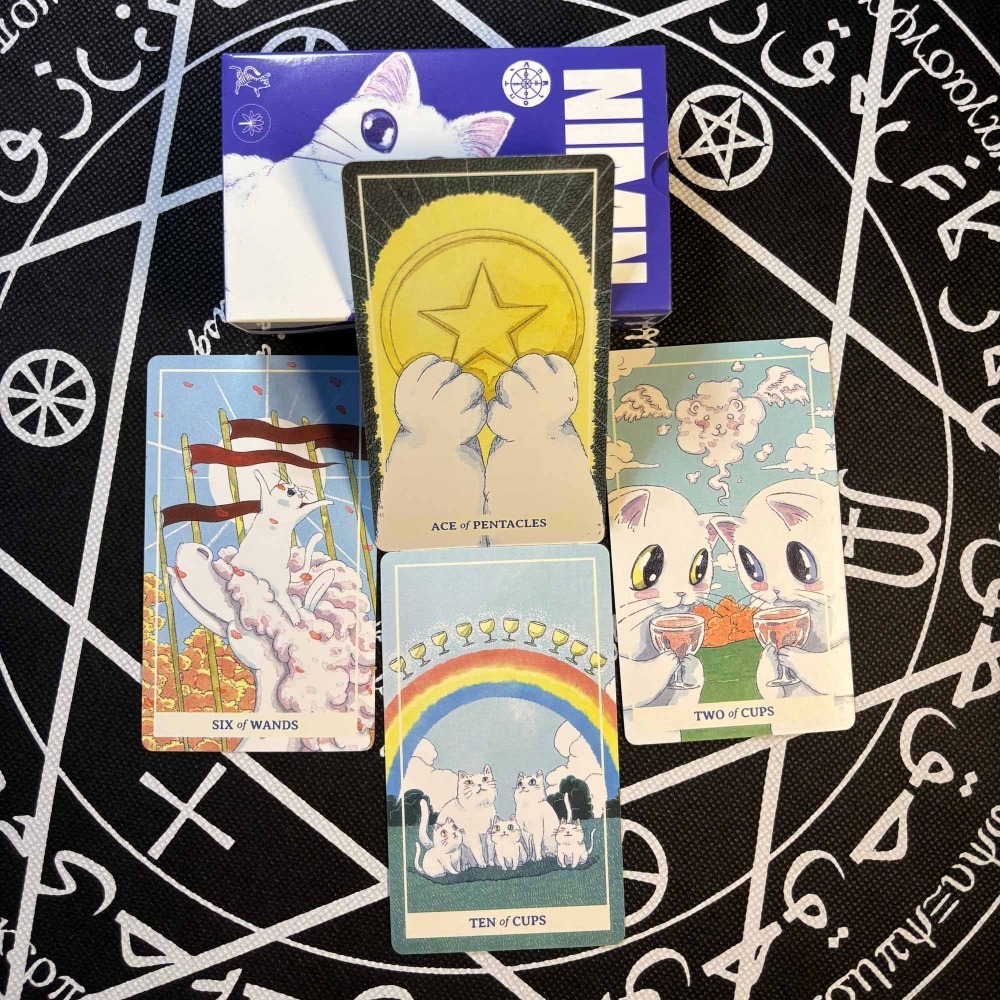 Игривая акварельная колода Тар – обзор и цена Tarot Deck With Guidebook