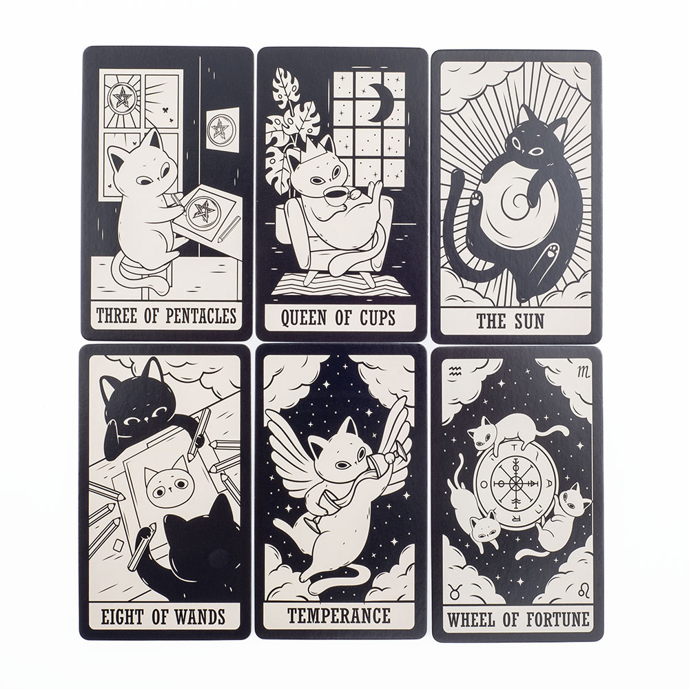 Набор Таро для котят 78 шт., м – обзор и цена Tarot Deck With Guidebook