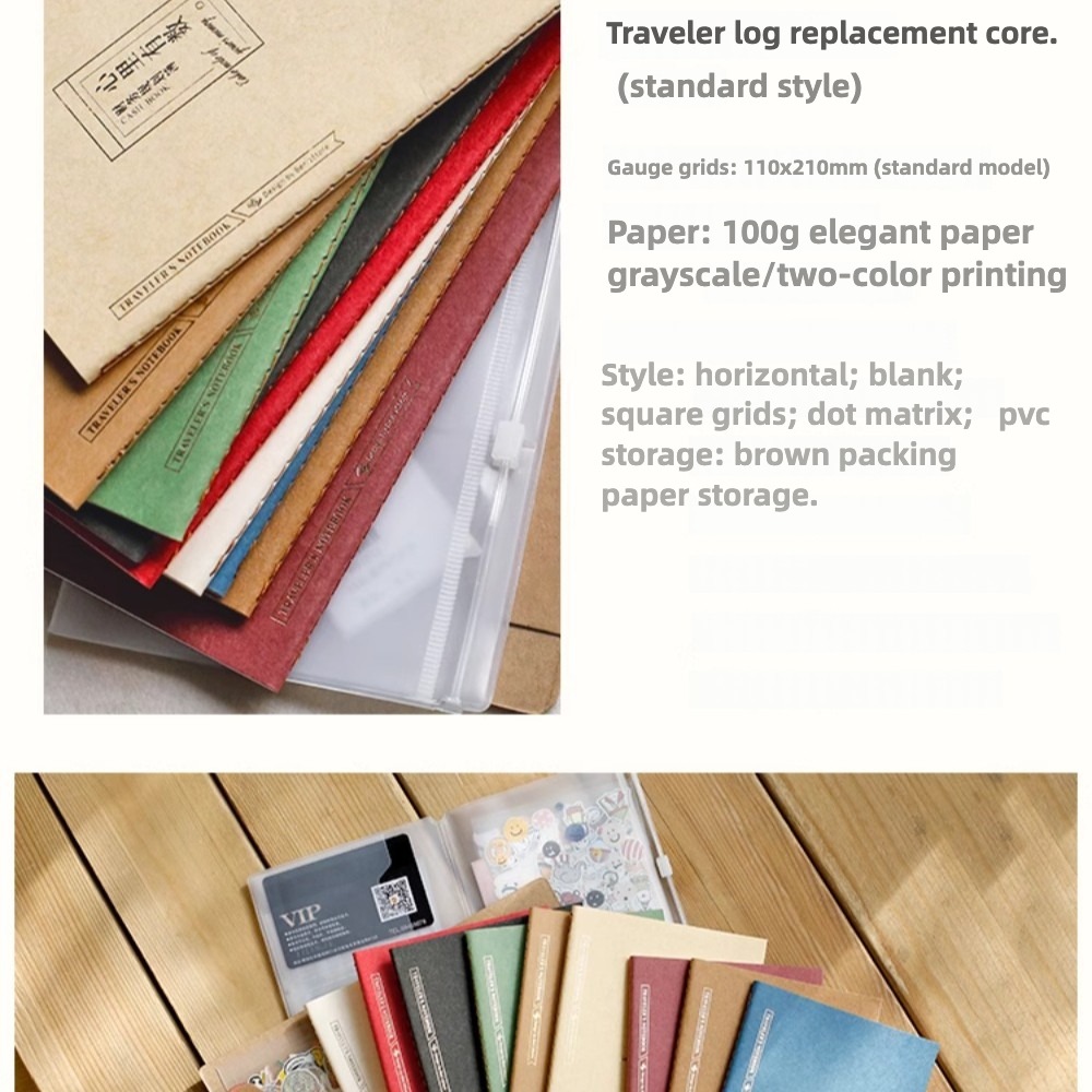 Сменные листы для еженедельног – обзор и цена Vintage Leather Journal Notebook