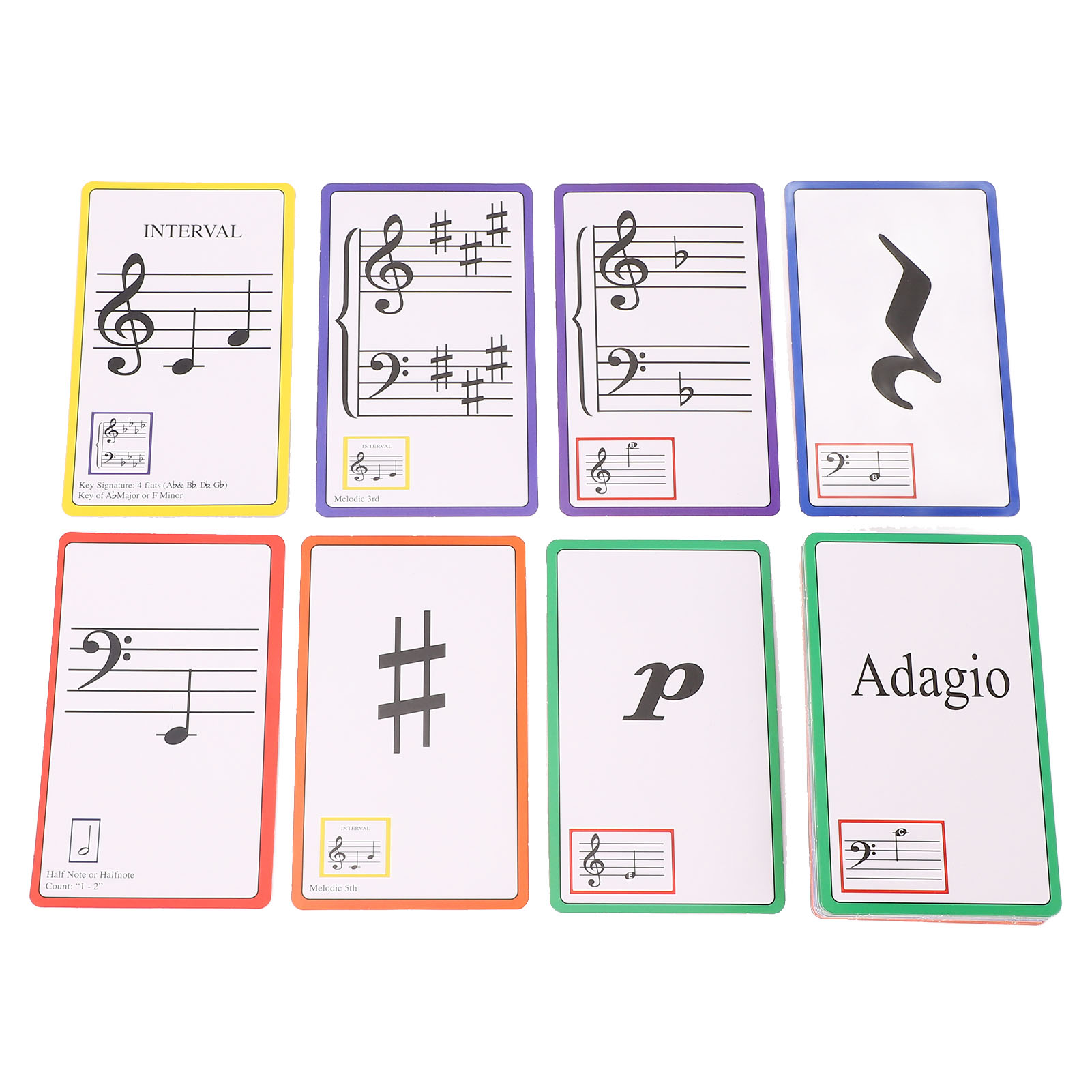 Музыкальные флэш-карты с цвето – обзор и цена Blank Sheet Music Notebook