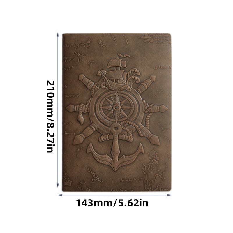 Блокнот в ретро-стиле формата  – обзор и цена Vintage Leather Journal Notebook