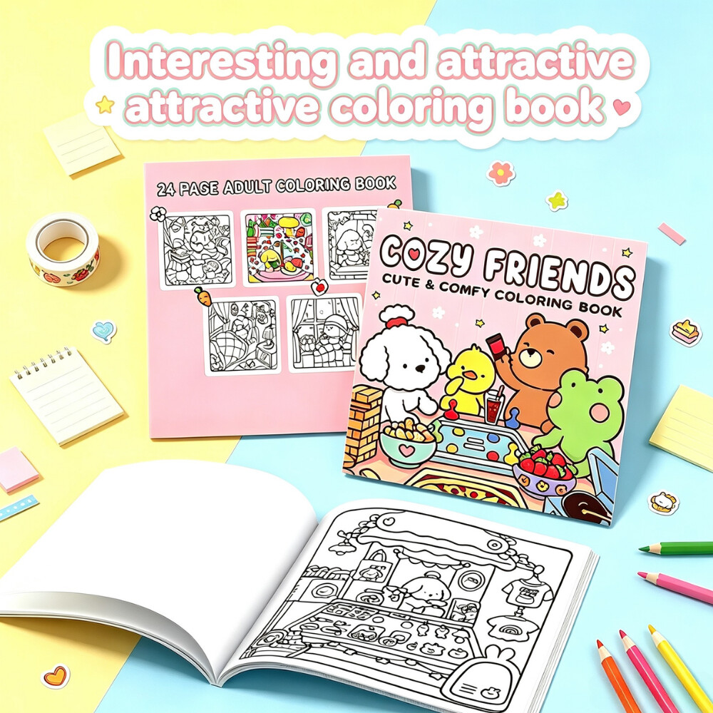 ГОРЯЧАЯ РАСПРОДАЖА! МИЛЫЕ И УД – обзор и цена Adult Coloring Book Stress Relief