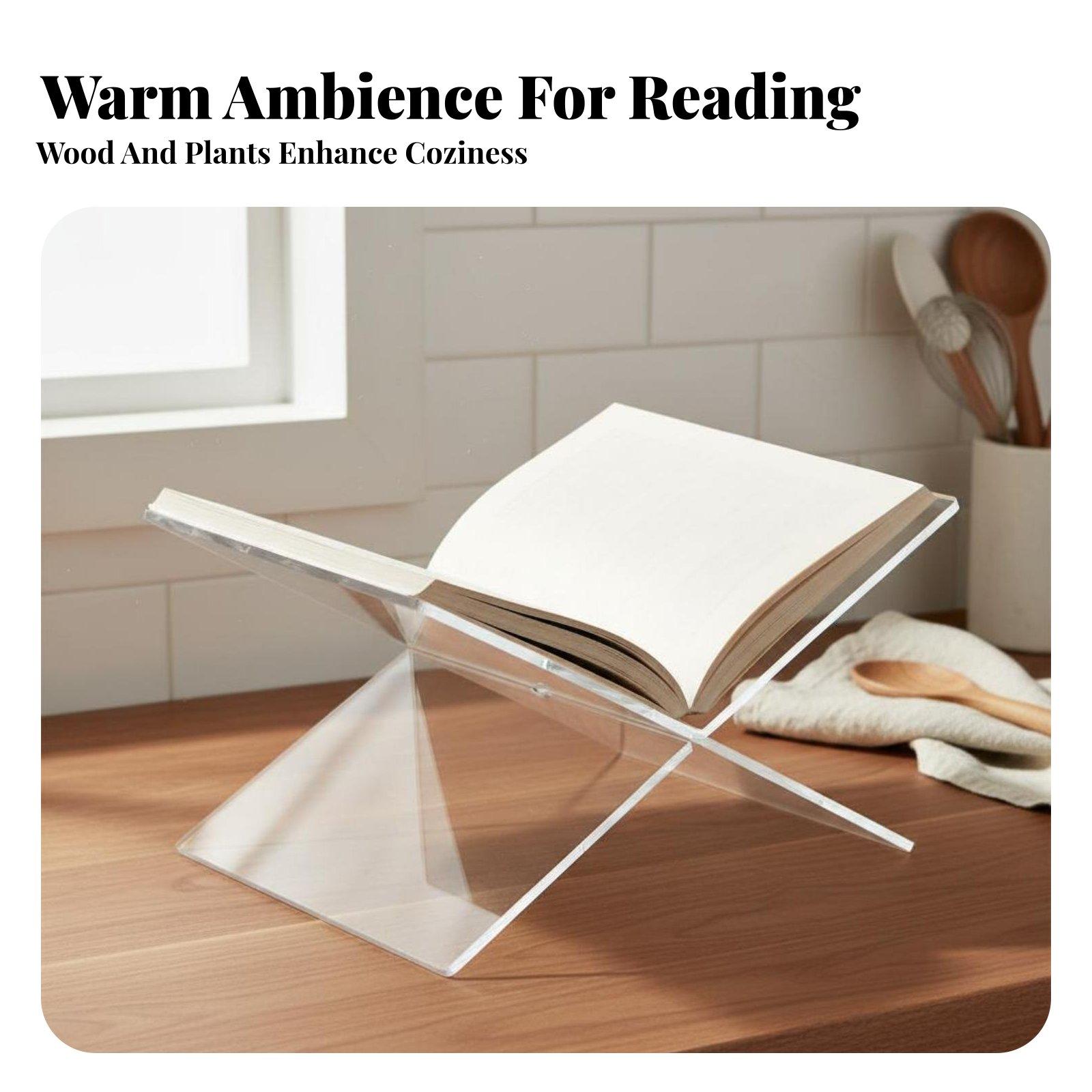 Прозрачная акриловая подставка – обзор и цена Clear Acrylic Book Stand Holder