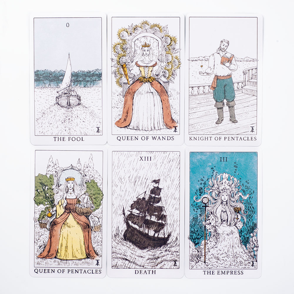 Тематический океан Tempest Тар – обзор и цена Tarot Deck With Guidebook